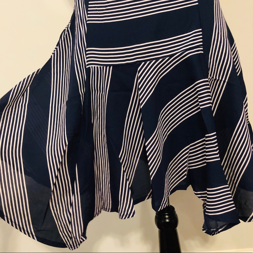 Fit and Flare Striped Dress - Picture 4 of 6